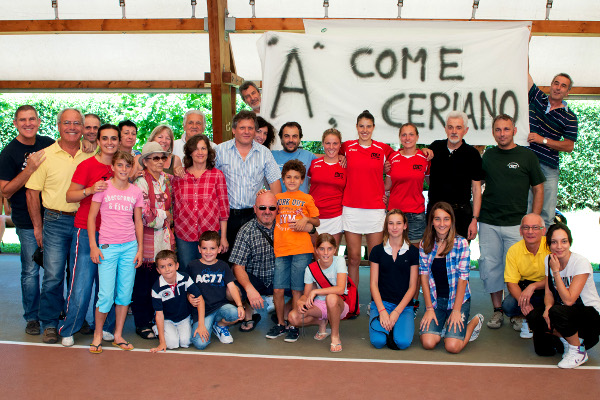 Foto di gruppo del Club Tennis Ceriano